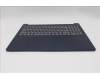 Lenovo 5CB1R27581 C-Cover with keyboard, English, Cosmic Blue, Backlight, US