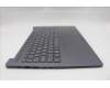 Lenovo 5CB1R27619 C-Cover with keyboard, Hungarian, Luna Grey, Backlight, UK