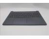 Lenovo 5CB1R27695 C-Cover with keyboard, Ukraine, Luna Grey, Non-Backlight, US