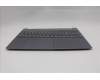 Lenovo 5CB1R27881 C-Cover with keyboard, German, Luna Grey, Non-Backlight, UK