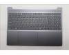 Lenovo 5CB1R27892 C-Cover with keyboard, Slovenian, Luna Grey, Non-Backlight, UK