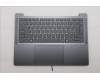 Lenovo 5CB1R29705 C-Cover with keyboard, Nordic, Luna Grey, Backlight, UK