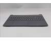 Lenovo 5CB1R30215 C-Cover with keyboard, German, Luna Grey, Non-Backlight, UK