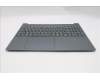 Lenovo 5CB1R33499 C-Cover with keyboard, Arabic, Luna Grey, Non-Backlight, US