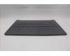 Lenovo 5CB1R35636 C-Cover with keyboard, Slovenian, Luna Grey, Backlight, UK