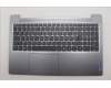 Lenovo 5CB1R37008 C-Cover with keyboard, French, Arctic Grey, Non-Backlight, US