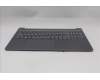 Lenovo 5CB1R61103 C-Cover with keyboard, US English Euro, Luna Grey, DIS, US