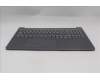 Lenovo 5CB1R61109 C-Cover with keyboard, Hebrew, Luna Grey, DIS, US