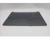 Lenovo 5CB1R61117 C-Cover with keyboard, Portuguese, Luna Grey, DIS, UK