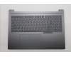 Lenovo 5CB1R61127 C-Cover with keyboard, Arabic, Luna Grey, UMA, US