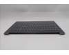 Lenovo 5CB1R61128 C-Cover with keyboard, Belgian, Luna Grey, UMA, UK