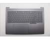 Lenovo 5CB1R61132 C-Cover with keyboard, English, Luna Grey, UMA, US