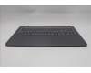 Lenovo 5CB1R61146 C-Cover with keyboard, Nordic, Luna Grey, UMA, UK
