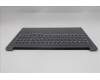 Lenovo 5CB1R61146 C-Cover with keyboard, Nordic, Luna Grey, UMA, UK