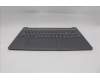 Lenovo 5CB1R61151 C-Cover with keyboard, Switzerland, Luna Grey, UMA, UK