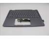 Lenovo 5CB1R61241 C-Cover with keyboard, US English Euro, Luna Grey, FingerPrint, Puresight Logo, US