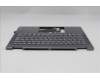 Lenovo 5CB1R61248 C-Cover with keyboard, French, Luna Grey, FingerPrint, Puresight Logo