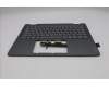 Lenovo 5CB1R61256 C-Cover with keyboard, Hungarian, Luna Grey, Non-FingerPrint, Puresight Logo, UK