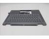 Lenovo 5CB1R61256 C-Cover with keyboard, Hungarian, Luna Grey, Non-FingerPrint, Puresight Logo, UK