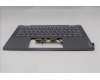 Lenovo 5CB1R61265 C-Cover with keyboard, Spanish, Luna Grey, Non_FingerPrint, Puresight Logo