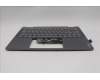 Lenovo 5CB1R61266 C-Cover with keyboard, Switzerland, Luna Grey, Non_FingerPrint, Puresight Logo