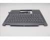 Lenovo 5CB1R61273 C-Cover with keyboard, Czech Slovakian, Luna Grey, Non-FingerPrint, Puresight Logo, UK