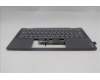 Lenovo 5CB1R61527 C-Cover with keyboard, Portuguese, Luna Grey, FingerPrint, Non-Puresight Logo, UK