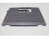 Lenovo 5CB1R61549 C-Cover with keyboard, Italian, Luna Grey, Non-FingerPrint, Non-Puresight Logo, UK