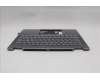 Lenovo 5CB1R61561 C-Cover with keyboard, Switzerland, Luna Grey, Non-FingerPrint, Non-Puresight Logo, UK