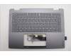 Lenovo 5CB1R61569 C-Cover with keyboard, Bulgarian, Luna Grey, Non-FingerPrint, Non-Puresight Logo, UK