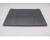Lenovo 5CB1R61649 C-Cover with keyboard, German, Luna Grey, Puresight Logo, Screw, UK