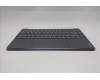 Lenovo 5CB1R61654 C-Cover with keyboard, Italian, Luna Grey, Puresight Logo, Screw, UK
