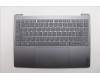 Lenovo 5CB1R61662 C-Cover with keyboard, Spanish, Luna Grey, Puresight Logo, Screw, UK