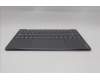 Lenovo 5CB1R61662 C-Cover with keyboard, Spanish, Luna Grey, Puresight Logo, Screw, UK
