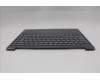 Lenovo 5CB1R61670 C-Cover with keyboard, Belgian, Luna Grey, Non-Puresight Logo, Screw, UK