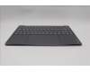 Lenovo 5CB1R61679 C-Cover with keyboard, German, Luna Grey, Non_Puresight Logo, Screw