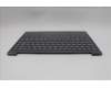 Lenovo 5CB1R61679 C-Cover with keyboard, German, Luna Grey, Non_Puresight Logo, Screw