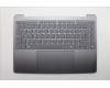 Lenovo 5CB1R61692 C-Cover with keyboard, Spanish, Luna Grey, Non-Puresight Logo, Screw, UK