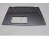 Lenovo 5CB1R68001 C-Cover with keyboard, German, Luna Grey, Puresight Logo, FingerPrint, UK