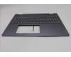 Lenovo 5CB1R68007 C-Cover with keyboard, Portuguese, Luna Grey, Puresight Logo, FingerPrint, UK