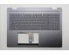 Lenovo 5CB1R68013 C-Cover with keyboard, Spanish, Luna Grey, Puresight Logo, FingerPrint, UK
