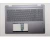 Lenovo 5CB1R68023 C-Cover with keyboard, UK English, Luna Grey, Puresight Logo, FingerPrint, UK