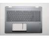Lenovo 5CB1R68040 C-Cover with keyboard, French, Luna Grey, Non-Puresight Logo, FingerPrint, US