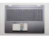 Lenovo 5CB1R68051 C-Cover with keyboard, Italian, Luna Grey, Puresight Logo, Non-FingerPrint, UK