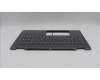 Lenovo 5CB1R68052 C-Cover with keyboard, Italian, Luna Grey, Non-Puresight Logo, Non-FingerPrint, UK