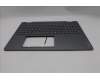 Lenovo 5CB1R68062 C-Cover with keyboard, German, Luna Grey, Non-Puresight Logo, Non-FingerPrint, UK