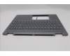 Lenovo 5CB1R68062 C-Cover with keyboard, German, Luna Grey, Non-Puresight Logo, Non-FingerPrint, UK