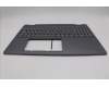 Lenovo 5CB1R68065 C-Cover with keyboard, Norwegian, Luna Grey, Puresight Logo, Non-FingerPrint, UK