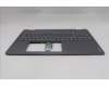 Lenovo 5CB1R68067 C-Cover with keyboard, Portuguese, Luna Grey, Puresight Logo, Non-FingerPrint, UK