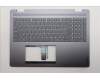 Lenovo 5CB1R68285 C-Cover with keyboard, Belgian, Luna Grey, Puresight Logo, Non-FingerPrint, UK